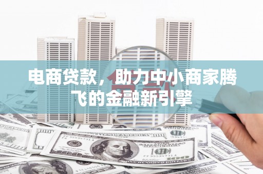茂林电商贷款，助力中小商家腾飞的金融新引擎