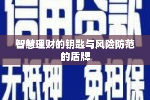 茂林智慧理财的钥匙与风险防范的盾牌