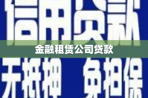 茂林金融租赁公司贷款