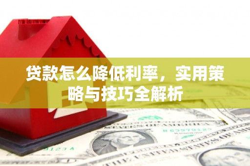 茂林贷款怎么降低利率，实用策略与技巧全解析