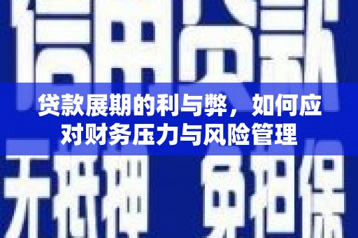茂林贷款展期的利与弊，如何应对财务压力与风险管理