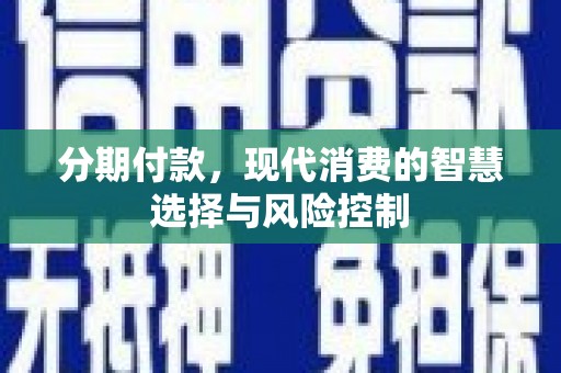 茂林分期付款，现代消费的智慧选择与风险控制
