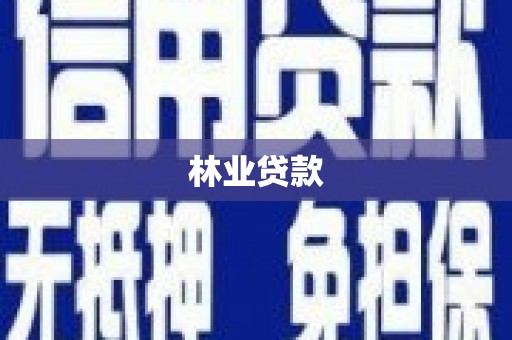 茂林林业贷款