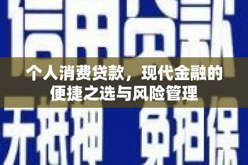 茂林个人消费贷款，现代金融的便捷之选与风险管理
