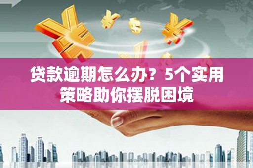 茂林贷款逾期怎么办？5个实用策略助你摆脱困境