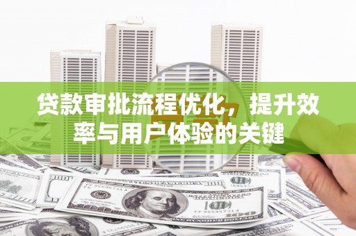 茂林贷款审批流程优化，提升效率与用户体验的关键