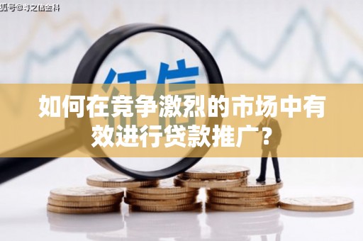 茂林如何在竞争激烈的市场中有效进行贷款推广？