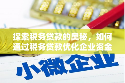 茂林探索税务贷款的奥秘，如何通过税务贷款优化企业资金流