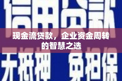 茂林现金流贷款，企业资金周转的智慧之选