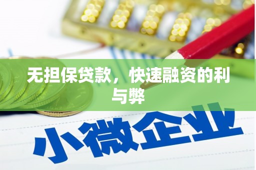 茂林无担保贷款，快速融资的利与弊