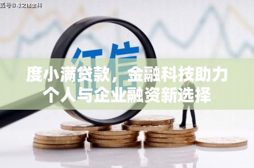 茂林度小满贷款，金融科技助力个人与企业融资新选择
