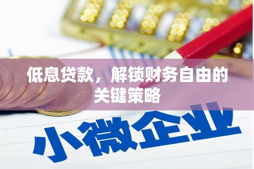 茂林低息贷款，解锁财务自由的关键策略