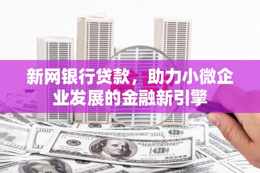 茂林新网银行贷款，助力小微企业发展的金融新引擎