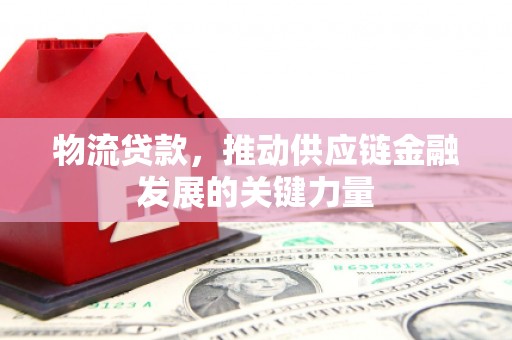 茂林物流贷款，推动供应链金融发展的关键力量