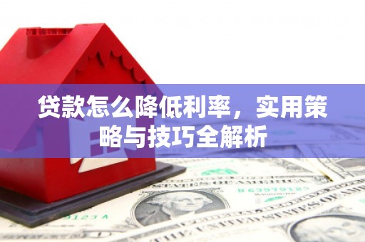 茂林贷款怎么降低利率，实用策略与技巧全解析