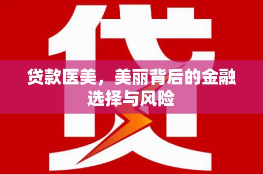 茂林贷款医美，美丽背后的金融选择与风险