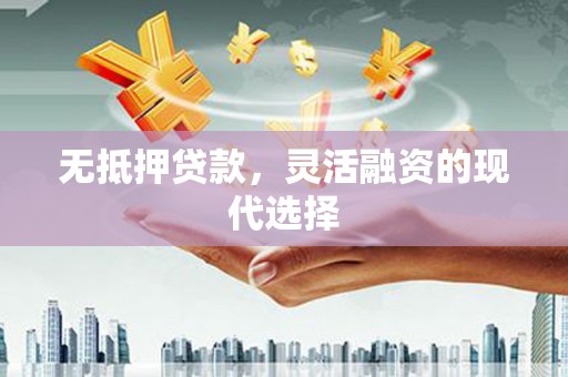 茂林无抵押贷款，灵活融资的现代选择