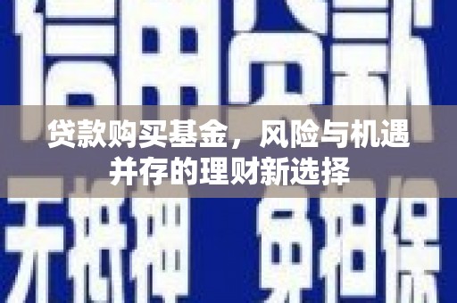 茂林贷款购买基金，风险与机遇并存的理财新选择