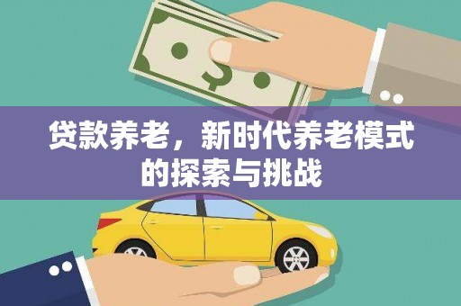 茂林贷款养老，新时代养老模式的探索与挑战