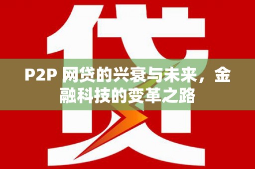 茂林P2P 网贷的兴衰与未来，金融科技的变革之路