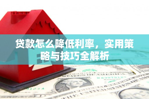 茂林贷款怎么降低利率，实用策略与技巧全解析