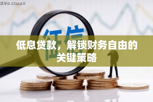 茂林低息贷款，解锁财务自由的关键策略