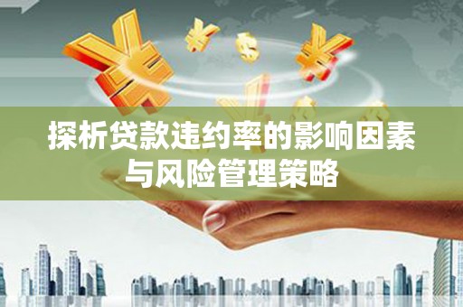 茂林探析贷款违约率的影响因素与风险管理策略