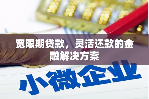 茂林宽限期贷款，灵活还款的金融解决方案
