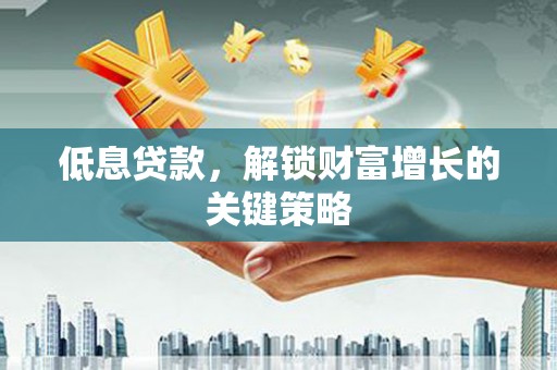 茂林低息贷款，解锁财富增长的关键策略