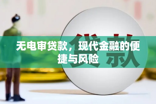 茂林无电审贷款，现代金融的便捷与风险
