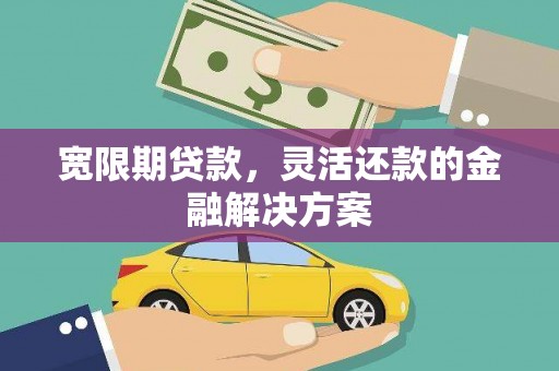 茂林宽限期贷款，灵活还款的金融解决方案