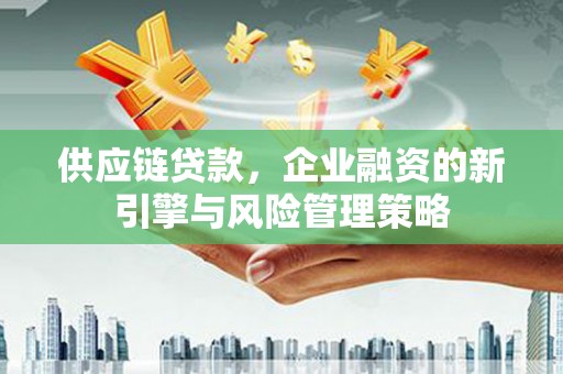 茂林供应链贷款，企业融资的新引擎与风险管理策略