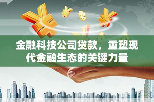 茂林金融科技公司贷款，重塑现代金融生态的关键力量