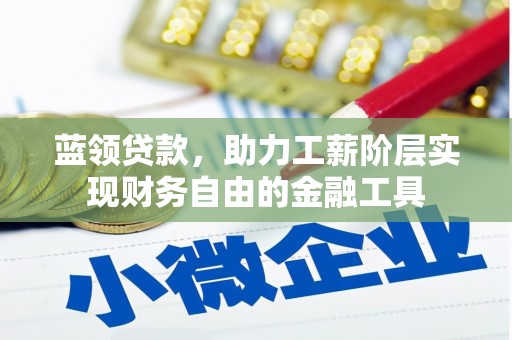 茂林蓝领贷款，助力工薪阶层实现财务自由的金融工具
