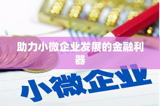 茂林助力小微企业发展的金融利器