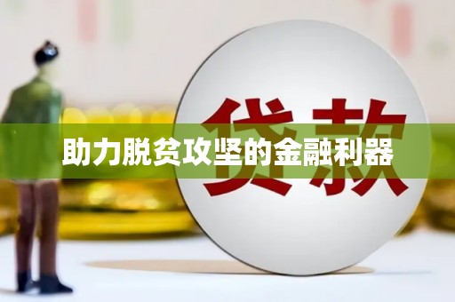 茂林助力脱贫攻坚的金融利器