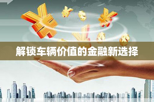 茂林解锁车辆价值的金融新选择