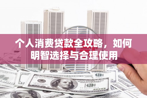 茂林个人消费贷款全攻略，如何明智选择与合理使用