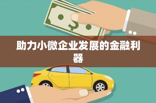 茂林助力小微企业发展的金融利器